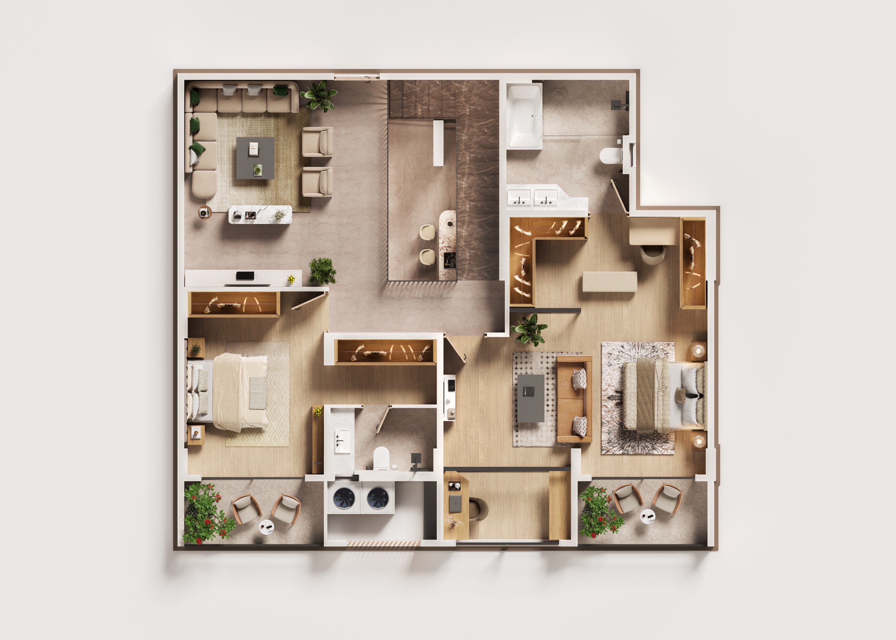 4.5 BHK Presidential Suite Upper Level